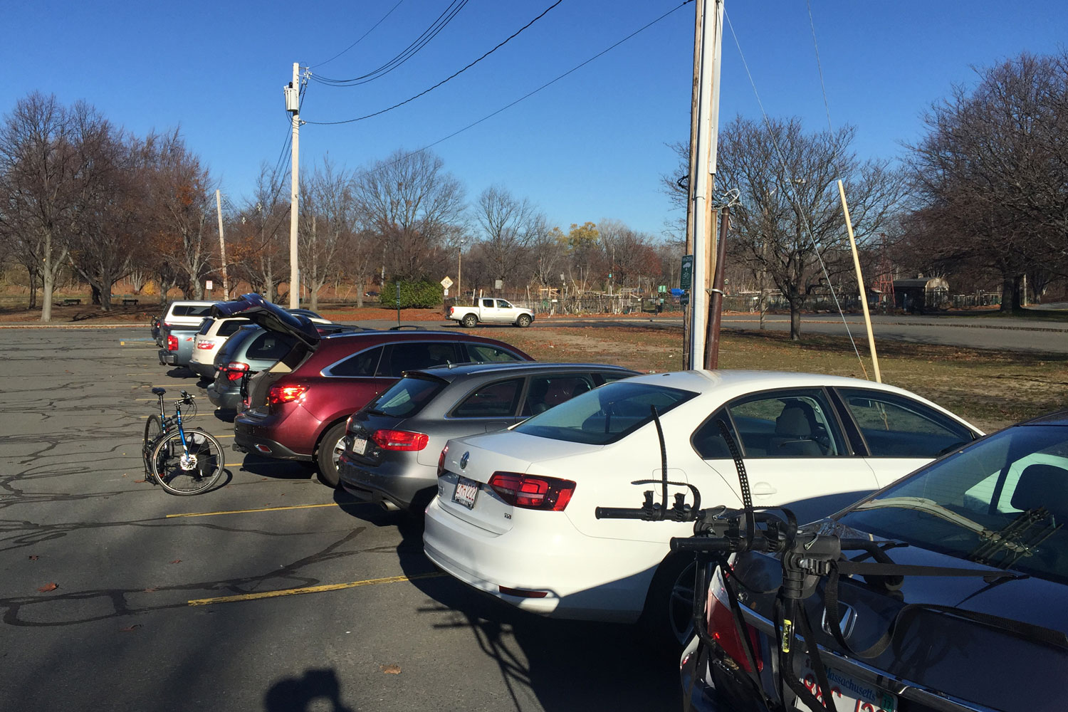 Today’s Forecast: Cold and Dark – Yet Many Still Park&Pedal