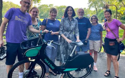 E-Bike Expo with Newton Mayor Ruthanne Fuller